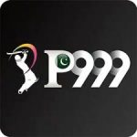 P999 Game APK logo with a cricket batter and Pakistan flag wordmark